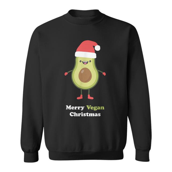 Vegan Christmas Avocado Xmas Christmas egan Sweatshirt