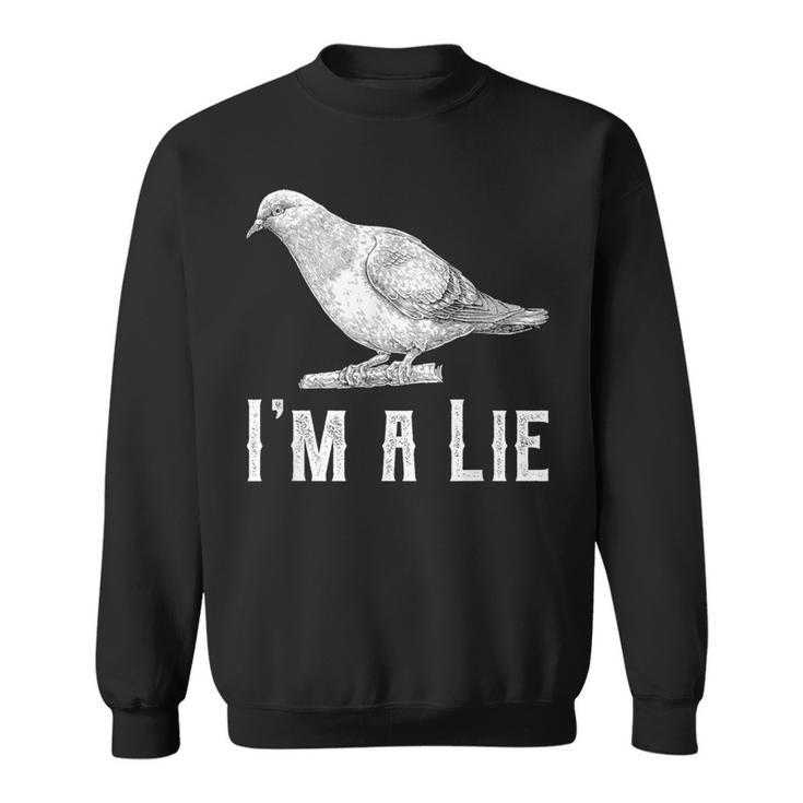 Vintage I Am A Lie Bird Aren't Real Spies Great Sweatshirt