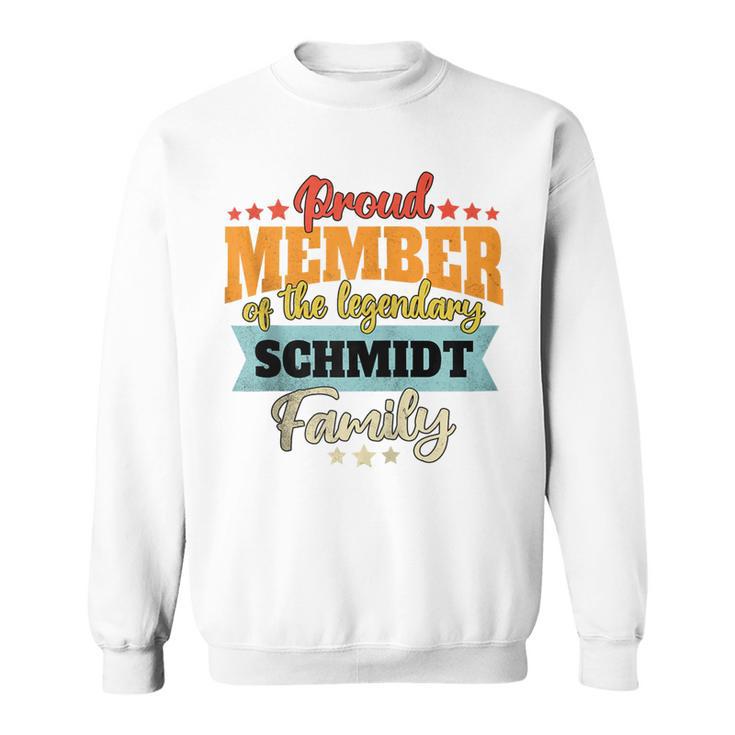 Schmidt Nachname Schmidt Kapuzenjacke Sweatshirt