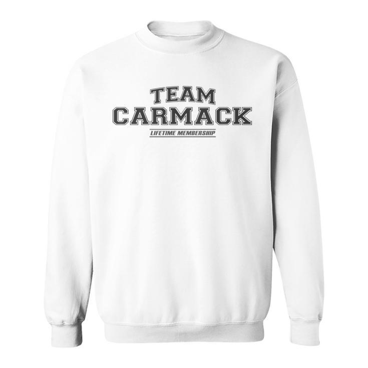 Team Carmack Stolzer Familiennachname Nachname Geschenk Sweatshirt