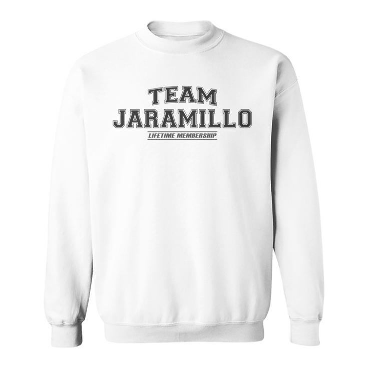 Team Jaramillo Proud Surname Last Name Gray Sweatshirt