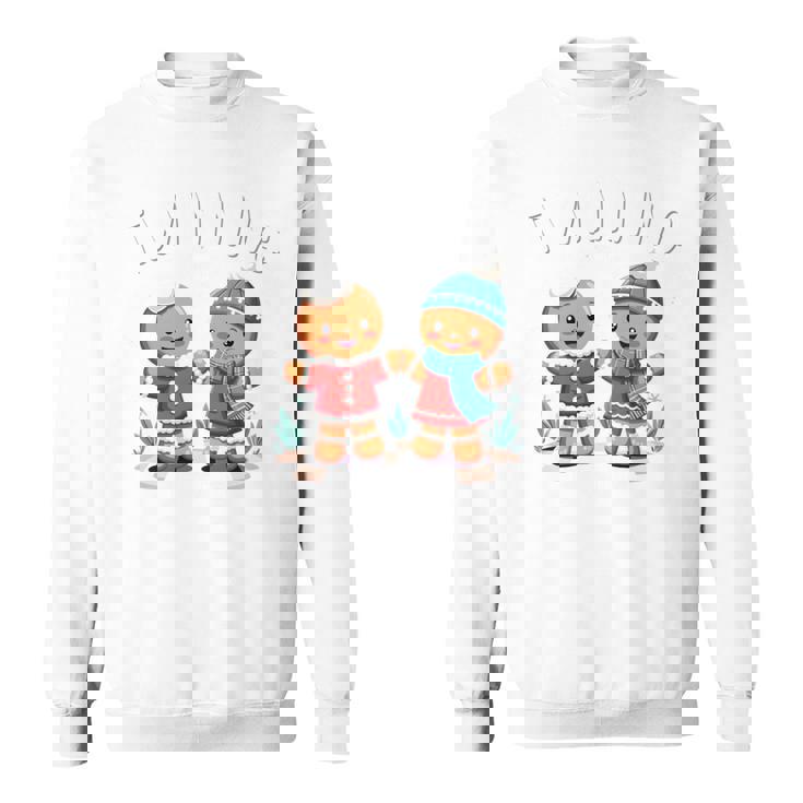 Twinning With My Bestie Christmas Gingerbread Best Friend Sweatshirt