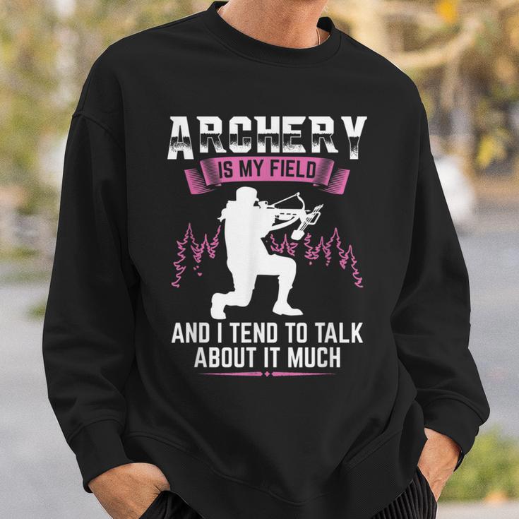 Archery Ist Mein Ding Archers Slogan Sweatshirt Geschenke für Ihn