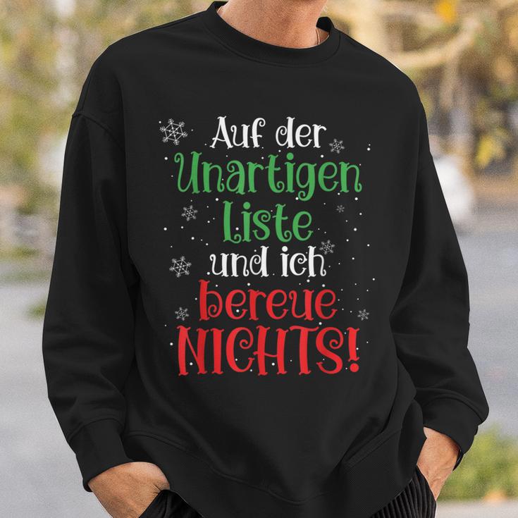 Auf Der Unartigen Liste Christmas Outfit Christmas Sweatshirt Geschenke für Ihn