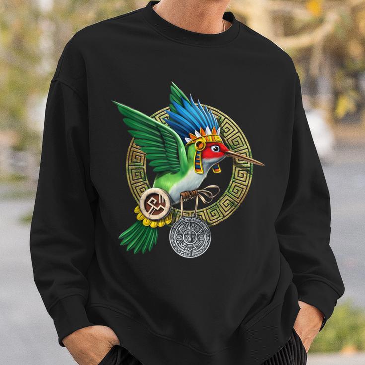Aztec God Huitzilopochtli Hummingbird Mayan Colibri Bird Tank Top ...