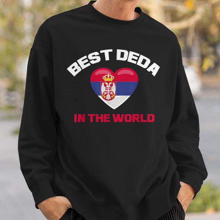 Bester Deda Der Welt S Sweatshirt Geschenke für Ihn