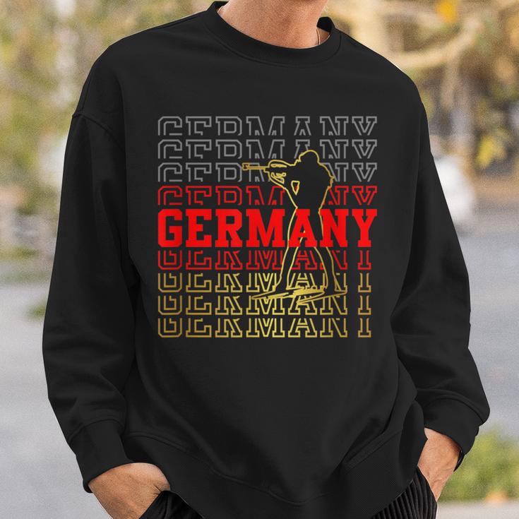 Biathlon Deutschland Germany Winter Sports Sweatshirt Geschenke für Ihn