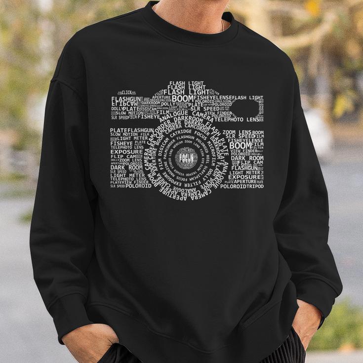 Camera Description Photographer Photography Sweatshirt Geschenke für Ihn