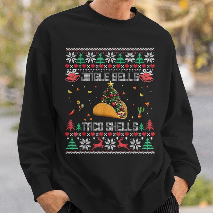 Taco Bell Jingle Bells Taco Shells Ugly Holiday good Sweater Size Medium