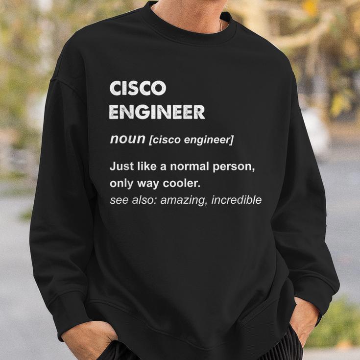 Cisco Engineer Sweatshirt Geschenke für Ihn