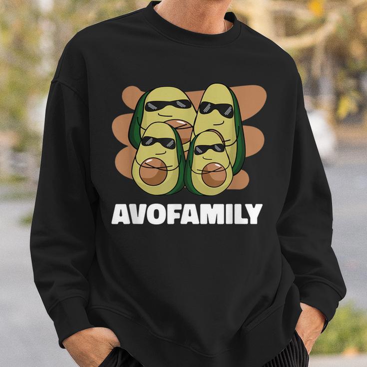 Cool Happy Avofamily Family Avocado Sweatshirt Geschenke für Ihn