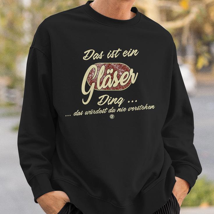 Damen Das Ist Ein Gläser Ding Lustiges Familie Gläser Mit-Ausschnitt Sweatshirt Geschenke für Ihn