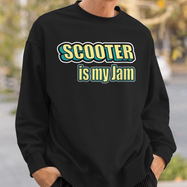 Damen Scooter Rider Scooter Ist Mein Ding Mit-Ausschnitt Sweatshirt Geschenke für Ihn