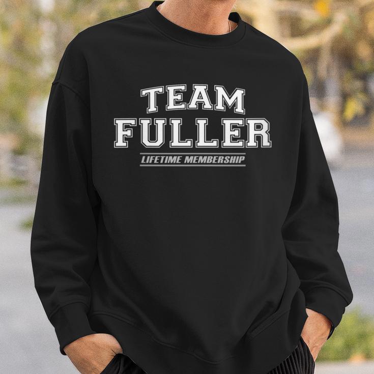 Damen Team Fuller Stolzer Familiennachname Nachname Geschenk Mit-Ausschnitt Sweatshirt Geschenke für Ihn