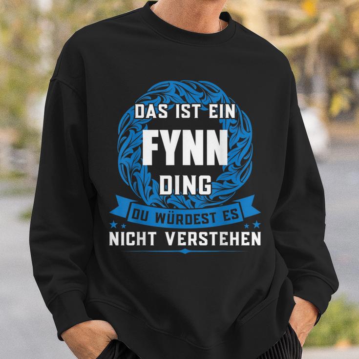 Das Ist Ein Fynn Ding First Name Sweatshirt Geschenke für Ihn