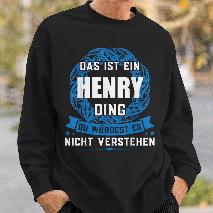 Das Ist Ein Henry Dingorname Sweatshirt Geschenke für Ihn