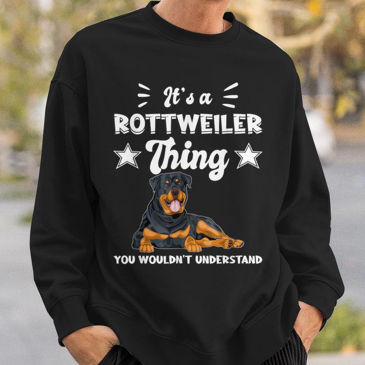 Das Ist Ein Rottweiler Ding Geschenk Rottweiler Sweatshirt Geschenke für Ihn