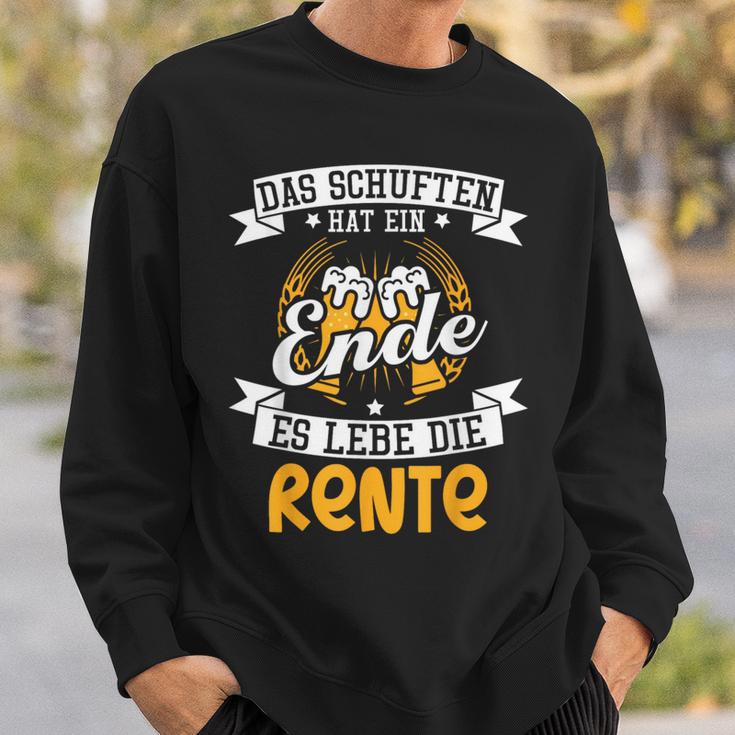 Das Schuften Hat Ende Ruhestand Pension Pension Rentner Sweatshirt Geschenke für Ihn