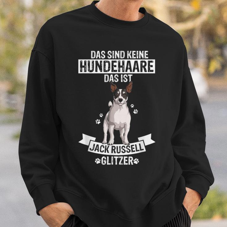 Das Sind Keine Hundehaare Das Ist Jack Russel Glitter Dog Sweatshirt Geschenke für Ihn