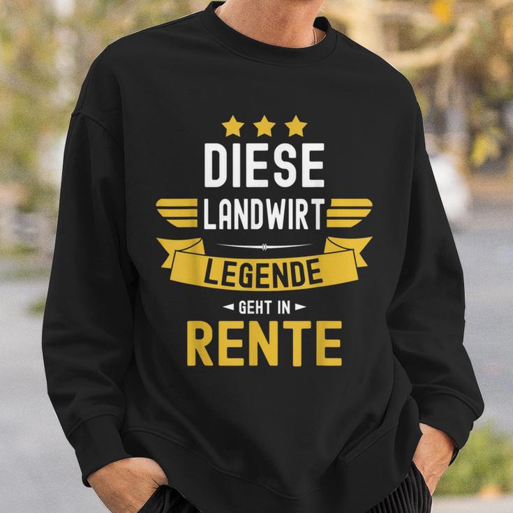 Die Legende Geht In Rente Geht In Sweatshirt Geschenke für Ihn