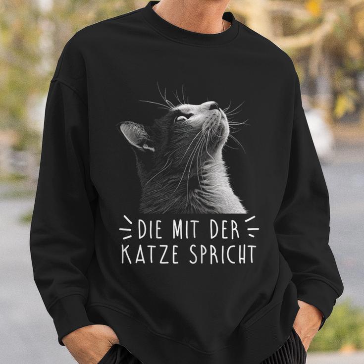 Die Mit Der Katze Sprechen Sweatshirt Geschenke für Ihn