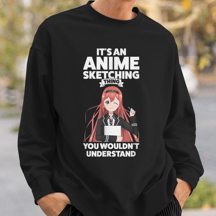 Es Ist Ein Anime-Sketching Ding Anime Merch Sweatshirt Geschenke für Ihn