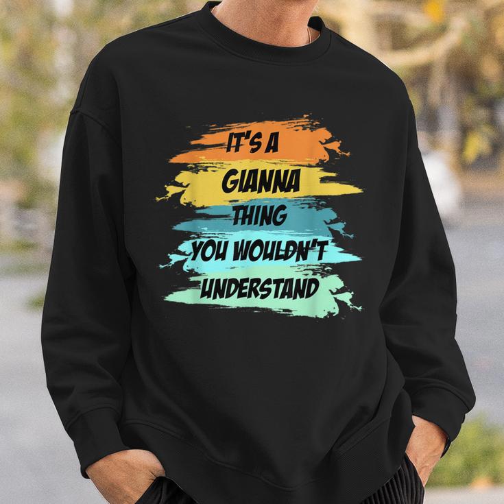 Es Ist Ein Gianna-Ding Lustiger Neuheit-Benutzerdefinierter Sweatshirt Geschenke für Ihn