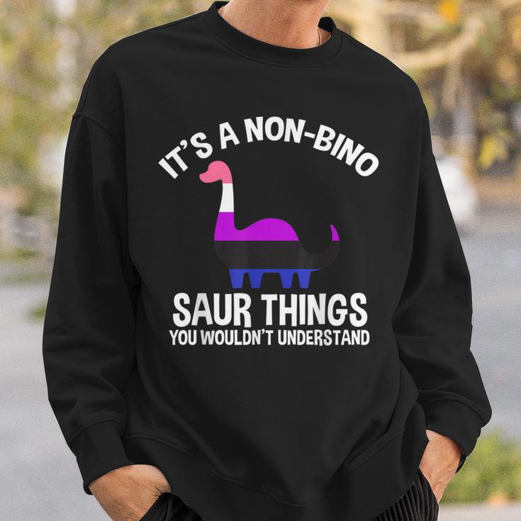 Es Ist Ein Nicht-Bino-Saur Dinge Lgbt Sweatshirt Geschenke für Ihn