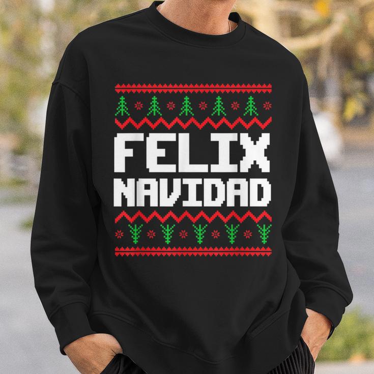 Felix Navidad Felix Name Day Xmas Sweatshirt Geschenke für Ihn