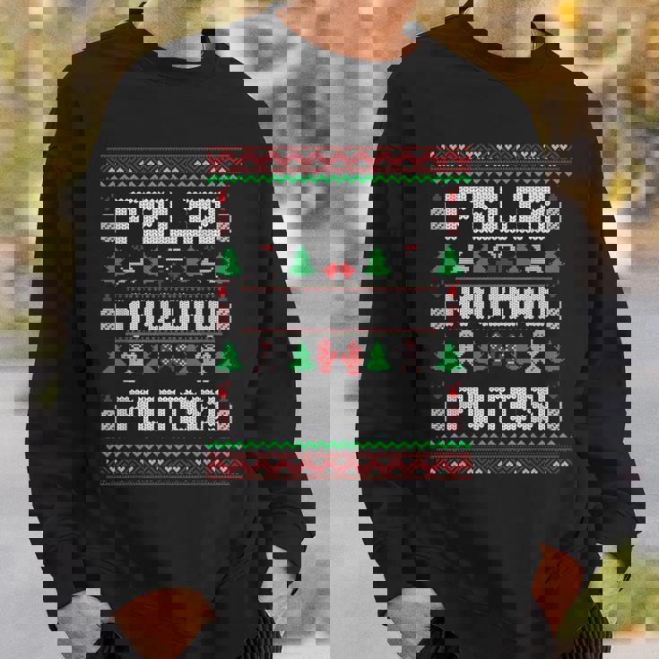 Feliz Navidad Putos Mexican Christmas Sweater Sweatshirt Gifts for Him