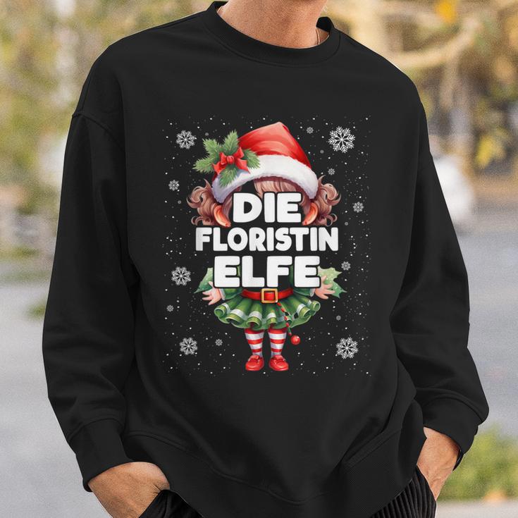 Floristin Elfe Weihnachten Elfen & Weihnachtselfen Sweatshirt Geschenke für Ihn