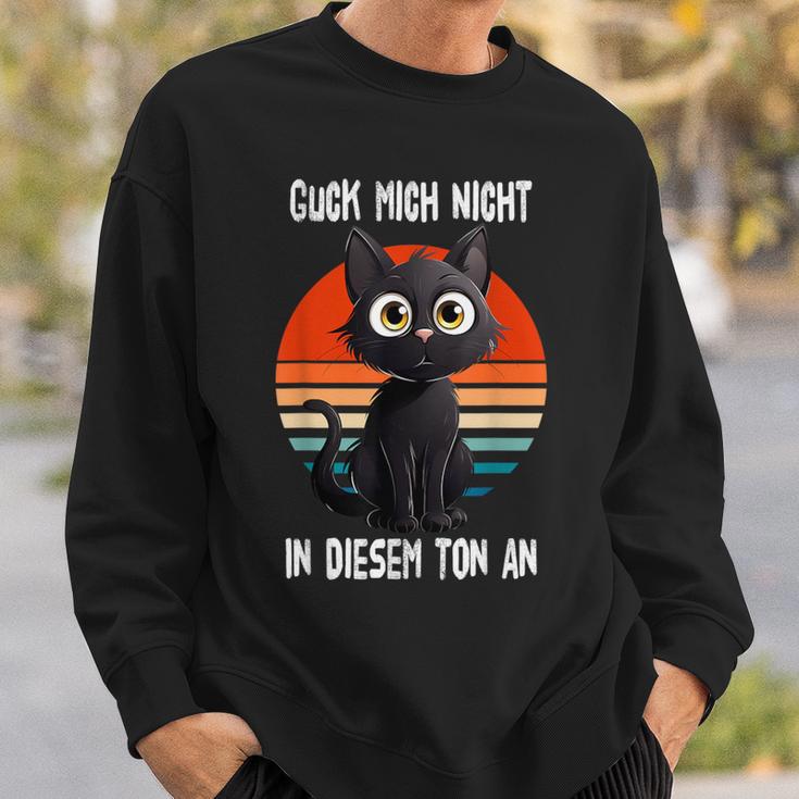 Guck Mich Nicht In Diesem Ton An Bombay Cat Sweatshirt Geschenke für Ihn