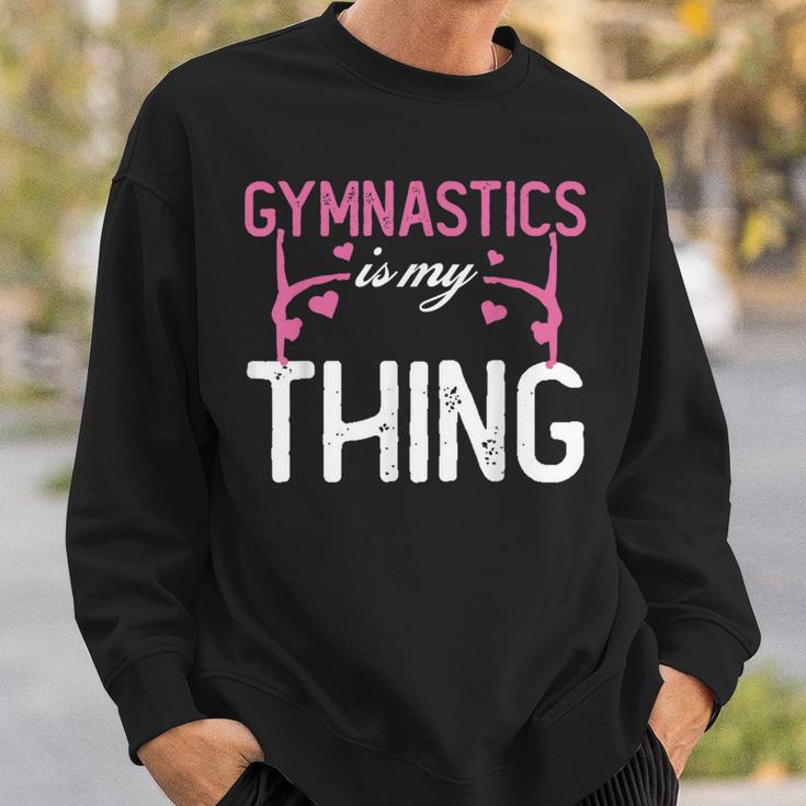 Gymnastik Ist Mein Ding Akrobatik Akrobatin Turnen Sweatshirt Geschenke für Ihn