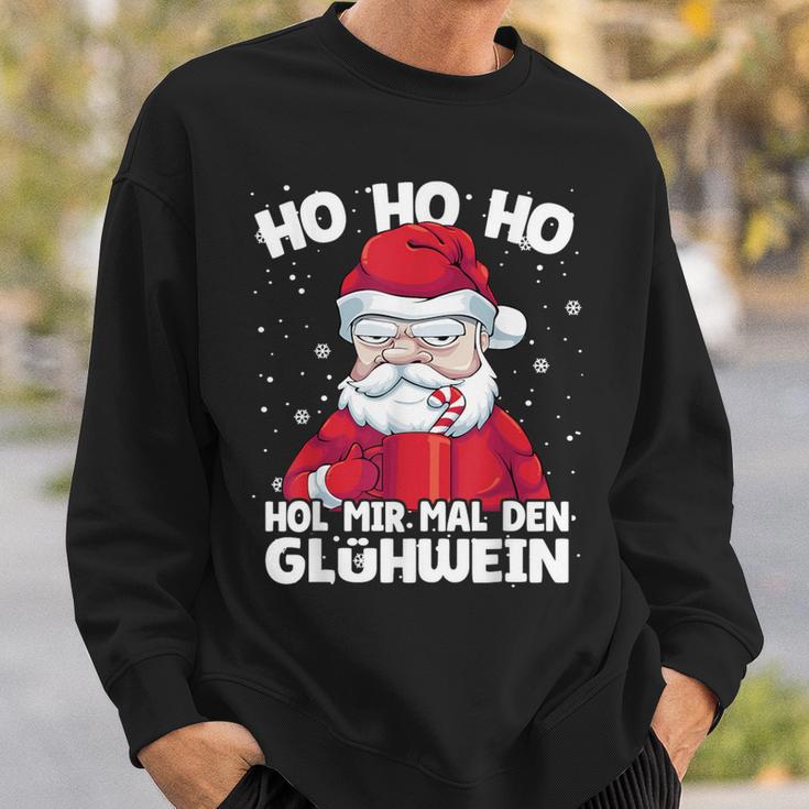 Hol Mir Mal Den Glühwein Annoyed Santa Sweatshirt Geschenke für Ihn