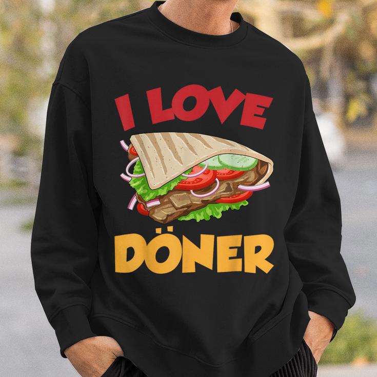 Ich Liebe Döner Kebab Fleisch Döner Sweatshirt Geschenke für Ihn