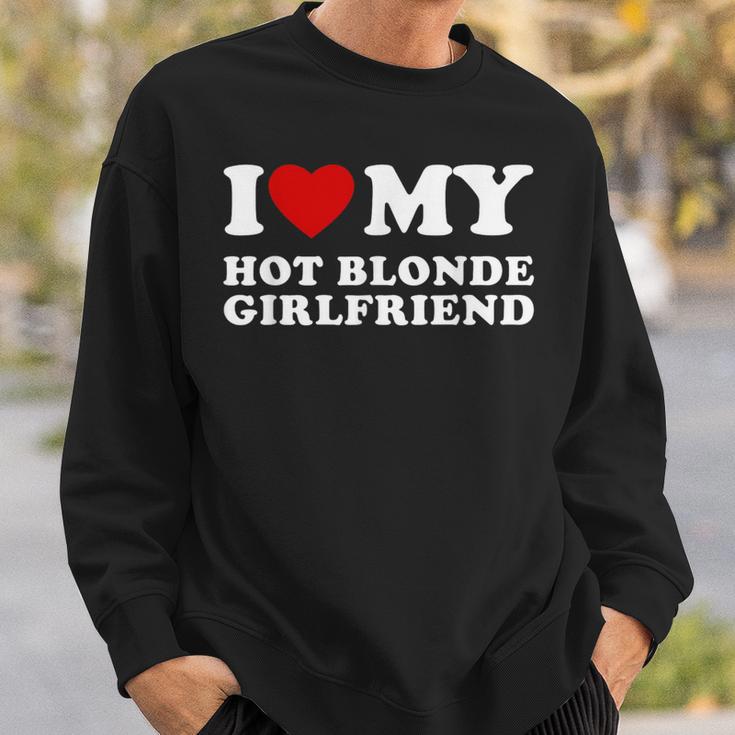 'Ich Liebe Meine Heiße Blonde' Sweatshirt Geschenke für Ihn