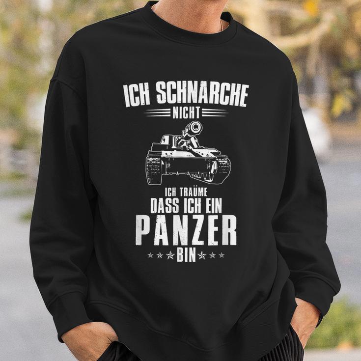 Ich Schnarche Nicht Ich Träume Dass Ich Ein Panzer Bin Sweatshirt Geschenke für Ihn