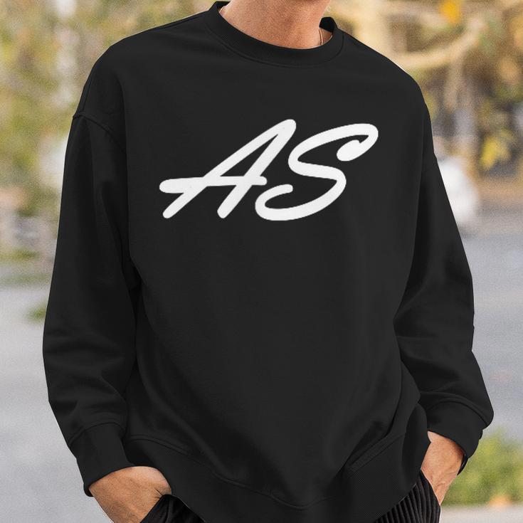 As Initials First Name A Last Name S All Names With A Sweatshirt Geschenke für Ihn