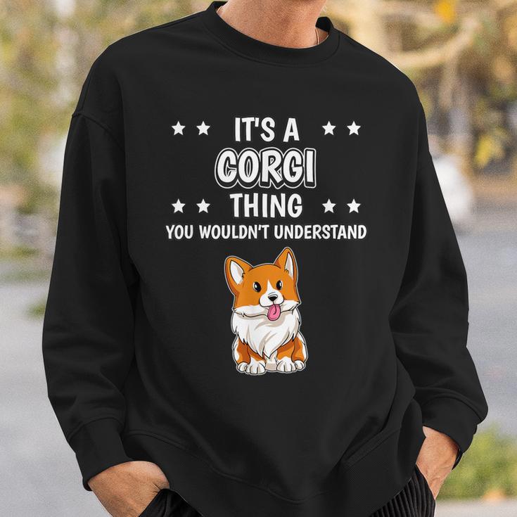 Ist So Ein Corgi Ding Lustiger Spruch Corgis Sweatshirt Geschenke für Ihn