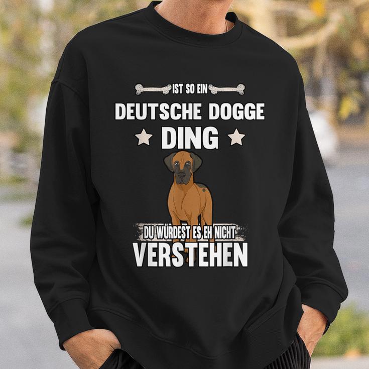 Ist So Ein Deutsche Dogge Ding Ist So Ein Deutsche Sweatshirt Geschenke für Ihn