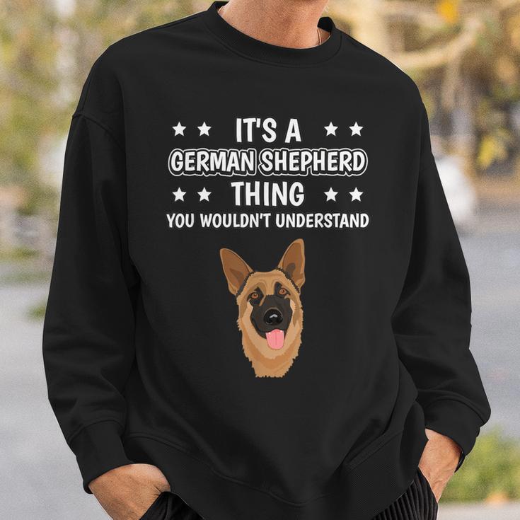 Ist So Ein Deutscher Schäferhund Ding Spruch Hundehalter Sweatshirt Geschenke für Ihn