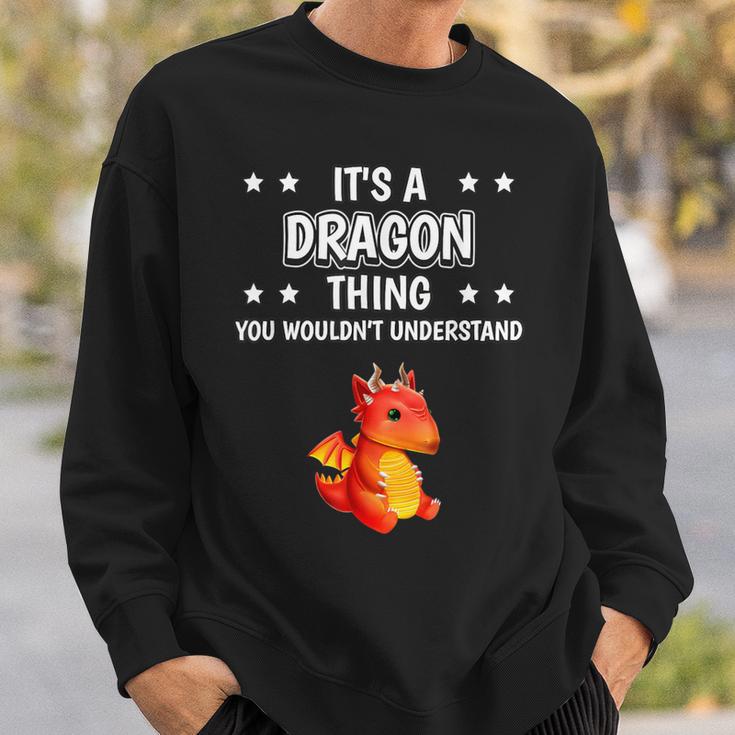 Ist So Ein Drache Ding Saying Dragon Sweatshirt Geschenke für Ihn