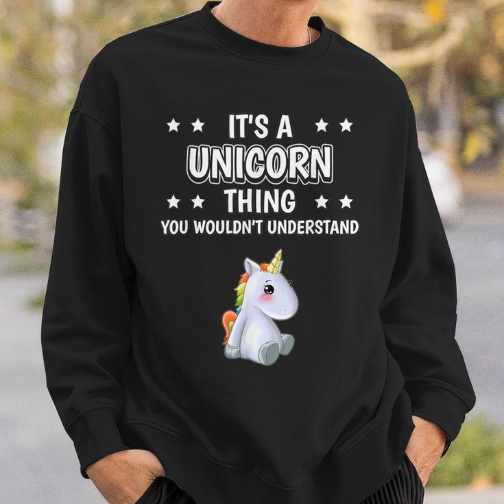 Ist So Ein Einhorn Ding Lustiger Spruch Einhörner Sweatshirt Geschenke für Ihn