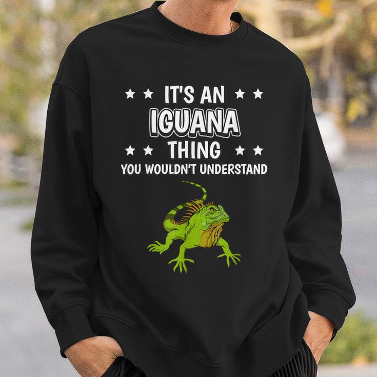 Ist So Ein Leguan Ding Lustiger Spruch Leguane Sweatshirt Geschenke für Ihn