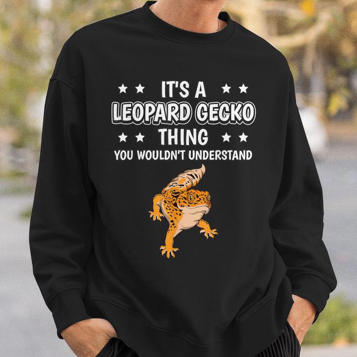 Ist So Ein Leopardgecko Ding Lustiger Spruch Leopardgeckos Sweatshirt Geschenke für Ihn