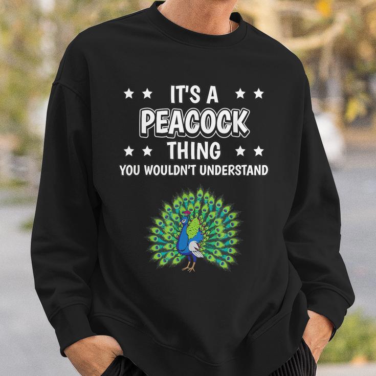 Ist So Ein Pfau Ding Lustiger Spruch Pfaue Sweatshirt Geschenke für Ihn