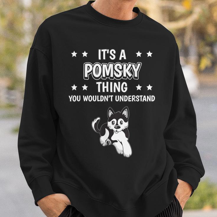 Ist So Ein Pomsky Ding Lustiger Spruch Pomskys Sweatshirt Geschenke für Ihn