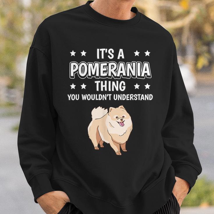 Ist So Ein Zwergspitz Ding Lustiger Spruch Zwergspitze Sweatshirt Geschenke für Ihn