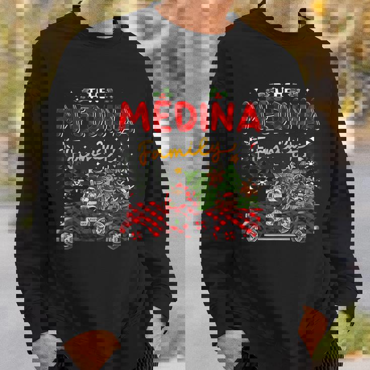 The Medina Family Christmas Matching Pajamas Group Sweatshirt Gifts for Him