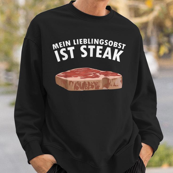 Mein Lieblingsobst Ist Steak Butcher Sweatshirt Geschenke für Ihn